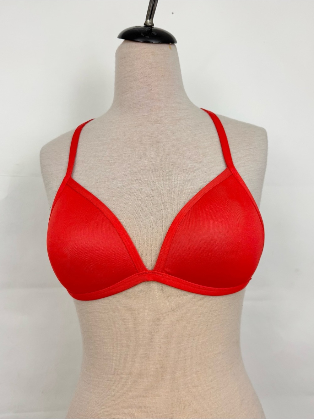 Victoria’s Secret ultimate push up swimsuit red triangle bikini top large